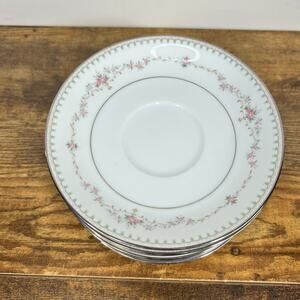 Noritake China Japan #6102 Fairmont 5.5"" Porcelain Saucer Plate